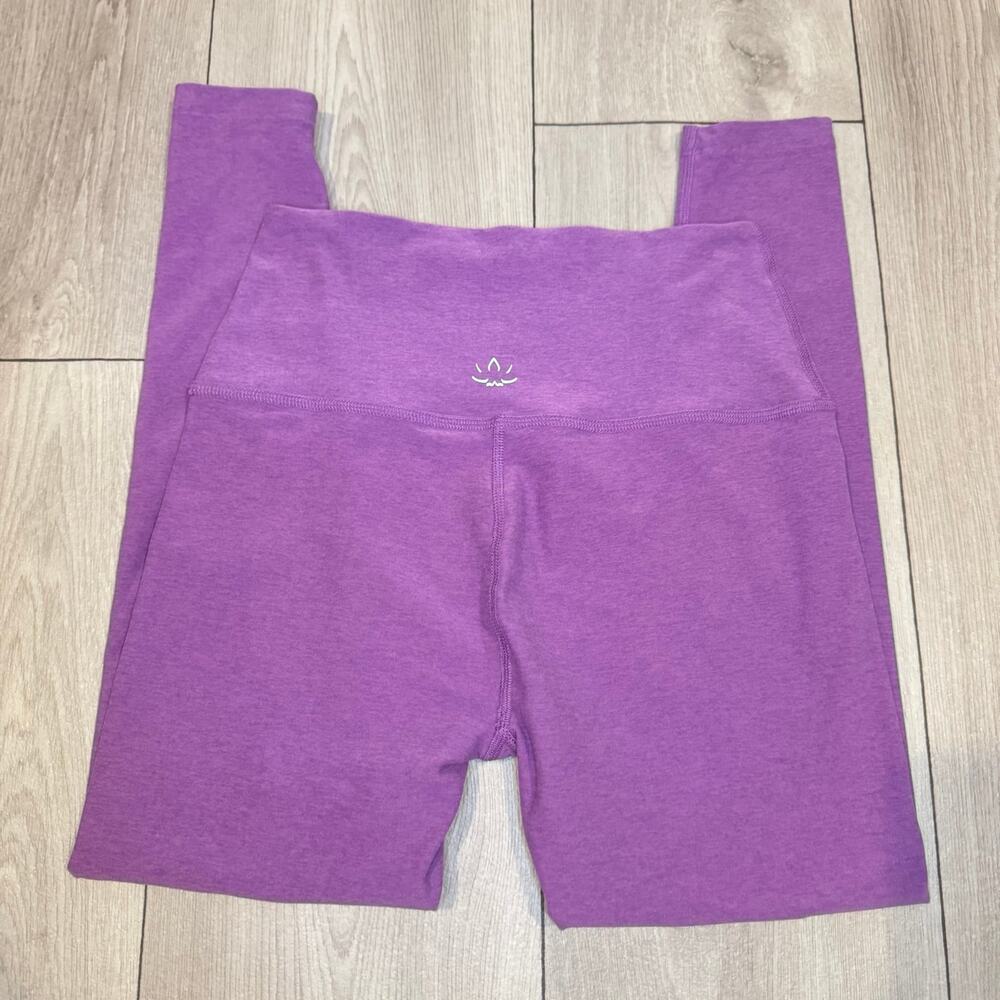Beyond Yoga Space Dye Purple Yoga Pants Women’s Medium
